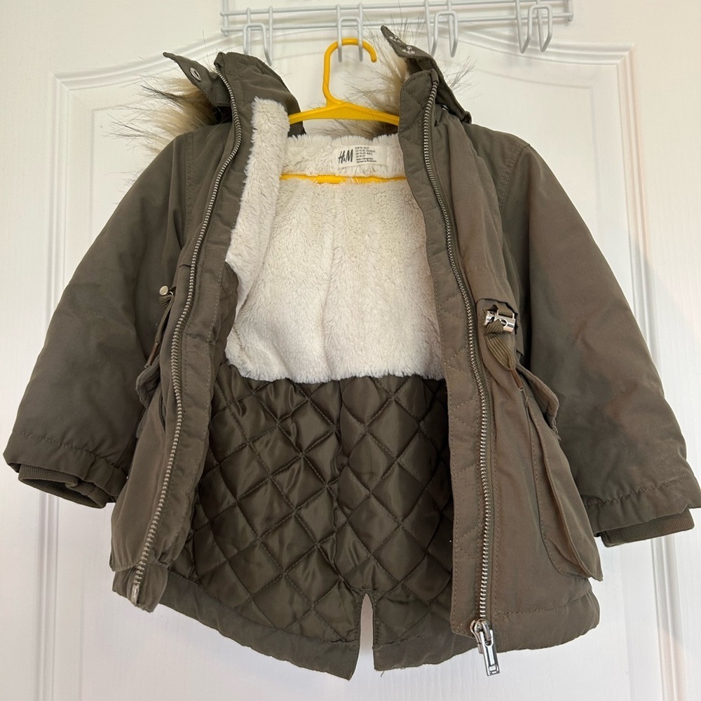 H&M Kids Winter Parka Coat - Picture 3 of 3